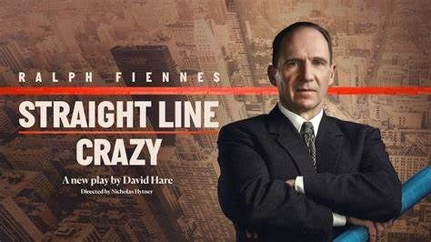 Straight Line Crazy Playbill with Ralph Fiennes